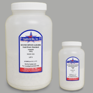 BAH62 -- Standard grade Heat Shock Bovine Serum Albumin Powder pH 7