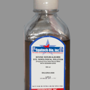 BAL62NA -- Heat shock 30% Bovine Serum Albumin Solution with NaCl and Azide