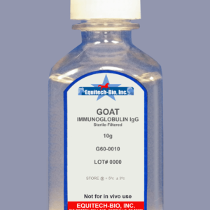G60 -- Goat IgG Solution >= 97% Purity