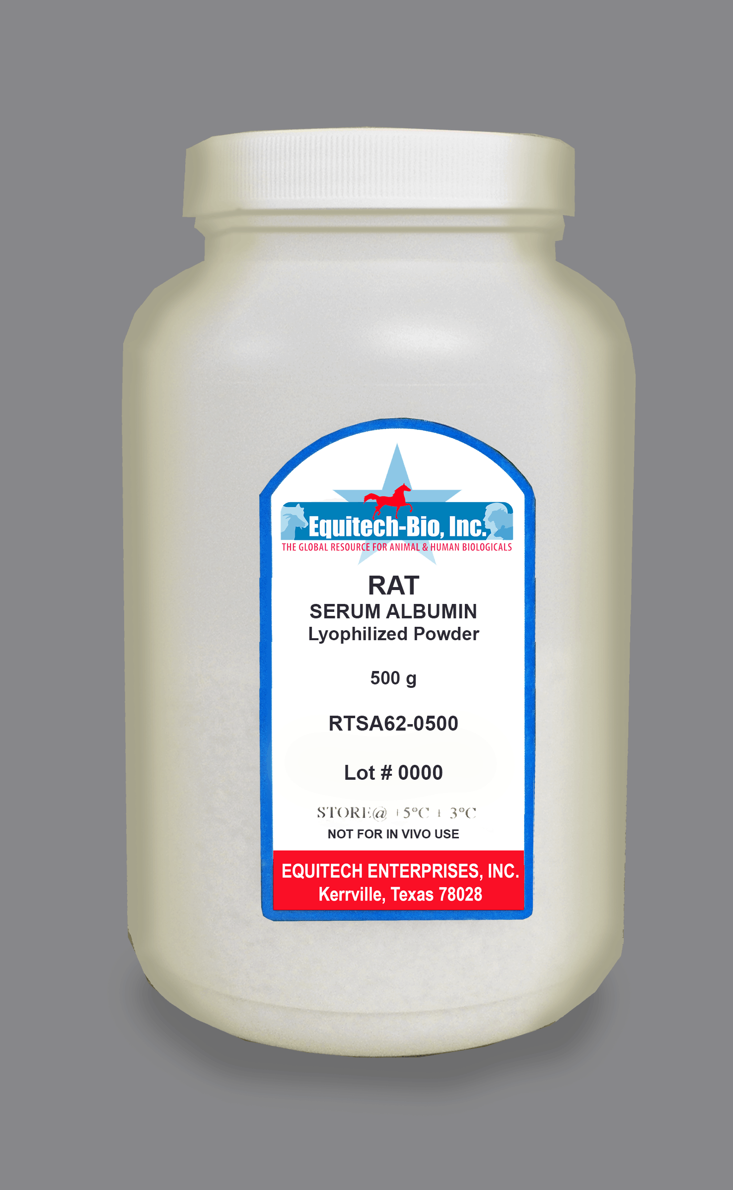 RTSA62 -- Rat Serum Albumin Lyophilized Powder