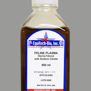 SFPC35 -- Sterile Filtered Feline Plasma with Sodium Citrate