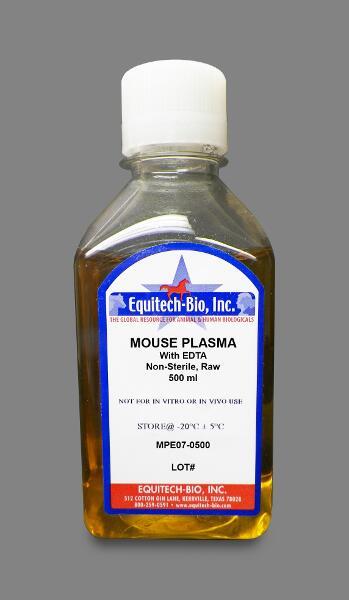 MPE07 -- Non-Sterile Mouse Plasma with EDTA