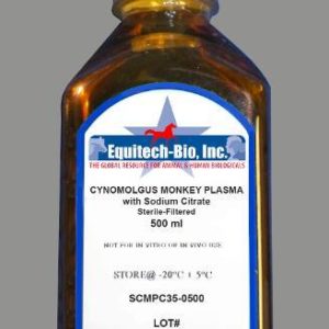 SCMPC35 -- Sterile Filtered Cynomolgus Monkey Plasma with Sodium Citrate