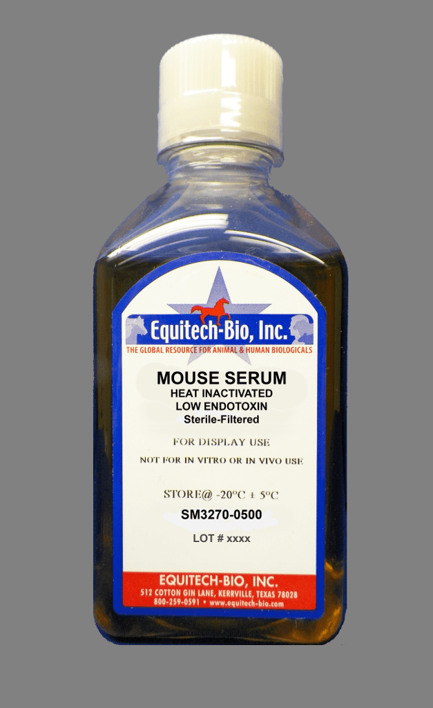 SM30LE -- Sterile Filtered Mouse Serum Low Endotoxin