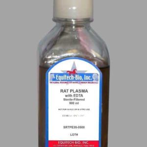 SRTPE35 -- Sterile Filtered Rat Plasma with EDTA
